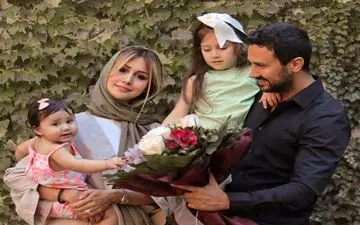 یلدا پارتی شاهرخ استخری و همسرش سپیده بزمی پور / عکس لو رفته خانوادگی