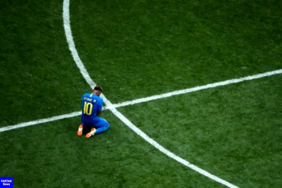 خاص ترین عکس نیمار در جام جهانی