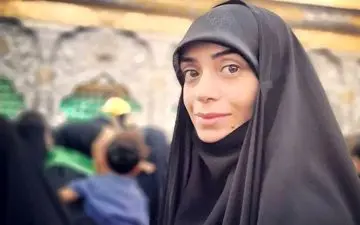 تصویری عجیب از الهام چرخنده / آرایش خفن الهام خانم همه را شوکه کرد! + تصویر