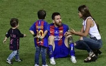 مسی پدر و پسر در گذر زمان / عکس