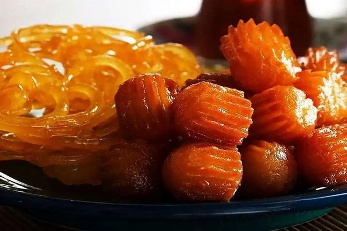 طرز تهیه زولبیا و بامیه خانگی / دستور آسان با طعم قنادی