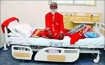 رکوردی باور نکردنی| این مرد ۷۰ سال است چیزی نخورده است!