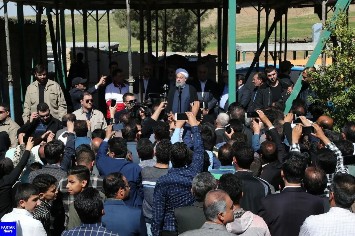  روحانی دستور رفع سریع مشکلات زلزله زدگان کرمانشاه را صادر کرد