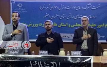 گزارش تصویری/ نشست معاون وزیر ورزش و جوانان و مدیران روسای ادارات ورزش و جوانان اصفهان 