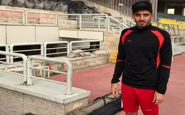 تصویری جالب از نوشته جالب روی لباس مهدی ترابی + عکس