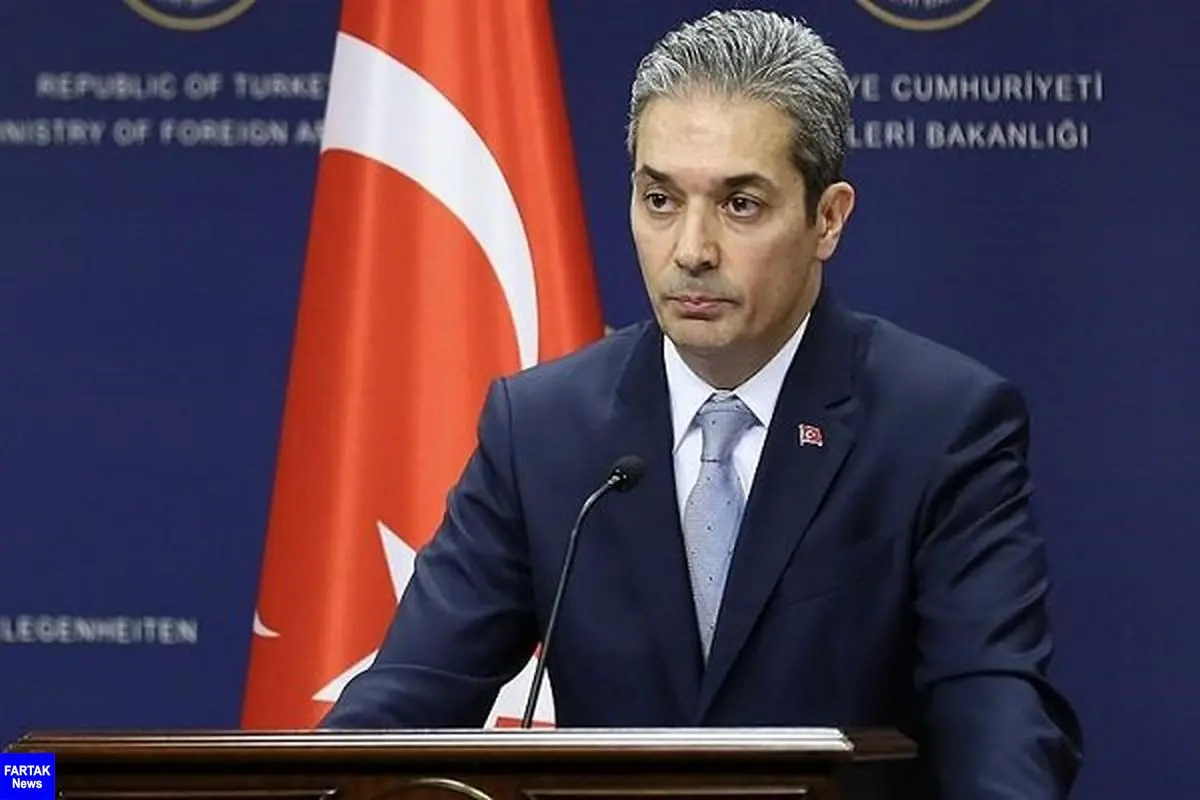 سخنگوی وزارت امور خارجه ترکیه: آتن به دلیل فعالیت کشتی اوروچ رئیس، از مذاکره عقب نشینی کرد