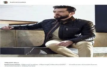 تیپ و ژست بهرام رادان در تبلیغ برند پوشاک آقایان (عکس)
