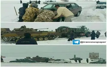 وضع اضطراری در جاده های کرمانشاه/ ارتش وارد عمل شد