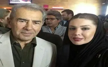 سلفی خانم بازیگر با "فرامرز قریبیان" + عکس