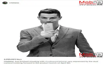 تیپ رسمی کریس رونالدو برای تبلیغ یک برند موبایل! (عکس)