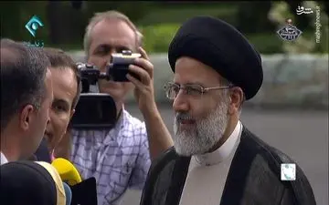 ورود رئیسی به سازمان صدا و سیما + تصاویر