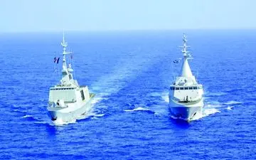 رزمایش دریایی مصر با انگلیس و فرانسه