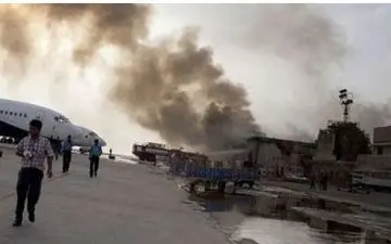 10 کشته و زخمی در اثر انفجار فرودگاه کابل 
