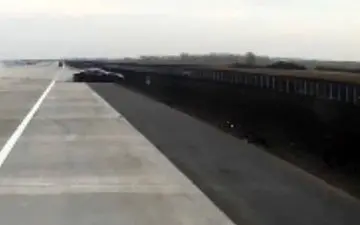 مرگ دو سرنشین بر اثر واژگونی وحشتناک خودرو + فیلم