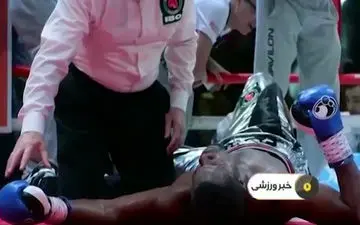 مرگ هاتریکس دی بوکسور آمریکایی در مسابقه + فیلم