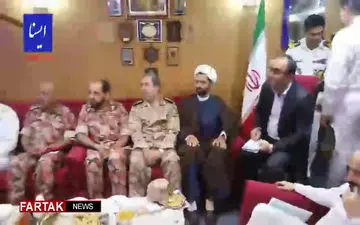 تمرین مشترک دریایی ایران و عمان در تنگه هرمز + فیلم