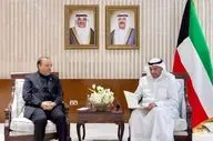  تقدیم پیام به وزیر خارجه کویت توسط سفیر ایران 