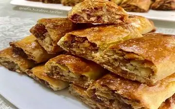 شیرینی فوق العاده |باقلوا گردویی ترکیه  را اینجا یاد بگیر!