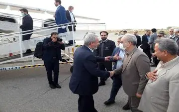 
وزیر صمت وارد سیرجان شد