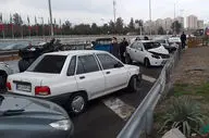 تصادف زنجیره‌ای در فیروزآباد پنج فوتی و مصدوم بجا گذاشت