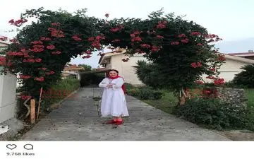 پوشش جالب و متفاوت آرام جعفری در طبیعتی زیبا / عکس