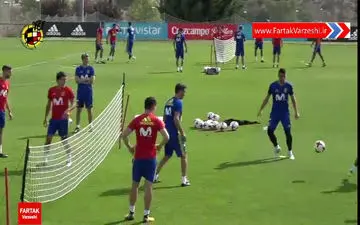 چالش سپک تاکرا در تمرینات امروز اسپانیا (96/06/12) + فیلم