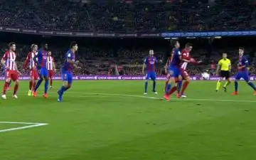 پنالتی اتلتیکو مقابل بارسا گرفته نشد؟ 