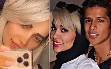 عکس فیگور همسر مهدی قائدی و شوهرجان با شلوارک خیلی کوتاه 