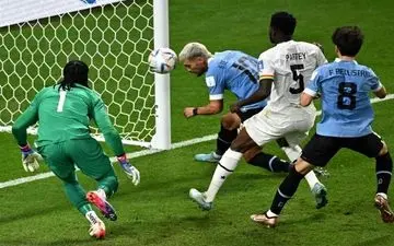 ده‌آراسکائتا؛ بهترین بازیکن دیدار غنا - اروگوئه 