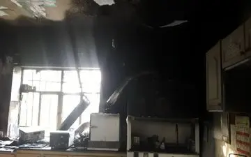 مرکز بهداشت و درمان بردخون دیر در آتش سوخت