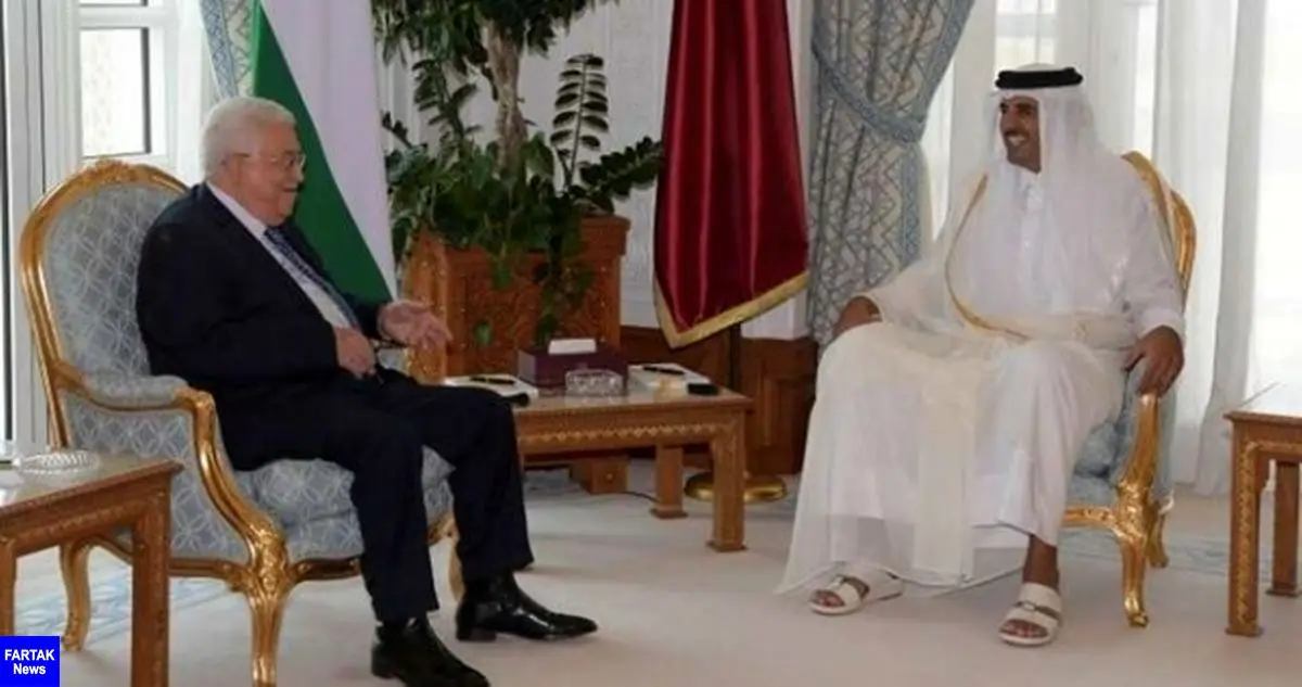 محمود عباس با امیر قطر دیدار کرد
