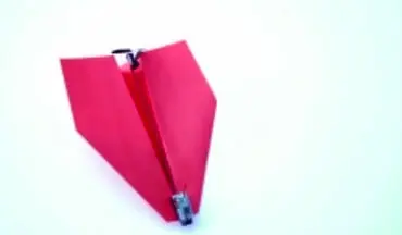 افزایش لذت بازی با هواپیمای کاغذی به کمک وسیله‌ای بسیار کوچک+فیلم