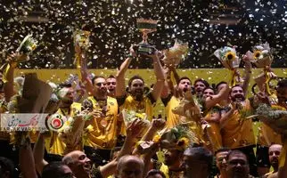 تصاویری  جذاب از قهرمانی هندبال سپاهان در لیگ برتر