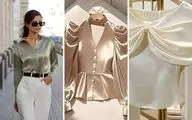 ۱۳ مدل شومیز ساتن شیک برای خانم‌هایی که می‌خوان خاص و درخشان باشن!
