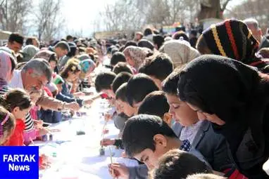 جشن تولد کهنسال‌ترین درخت شهر کرمانشاه به روایت تصویر