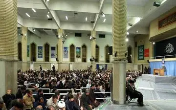 مراسم سوگواری مولای متقیان امام علی(ع) در حضور رهبر معظم انقلاب