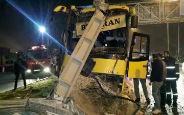 واژگونی مرگبار تریلر در محور امیدیه - ماهشهر