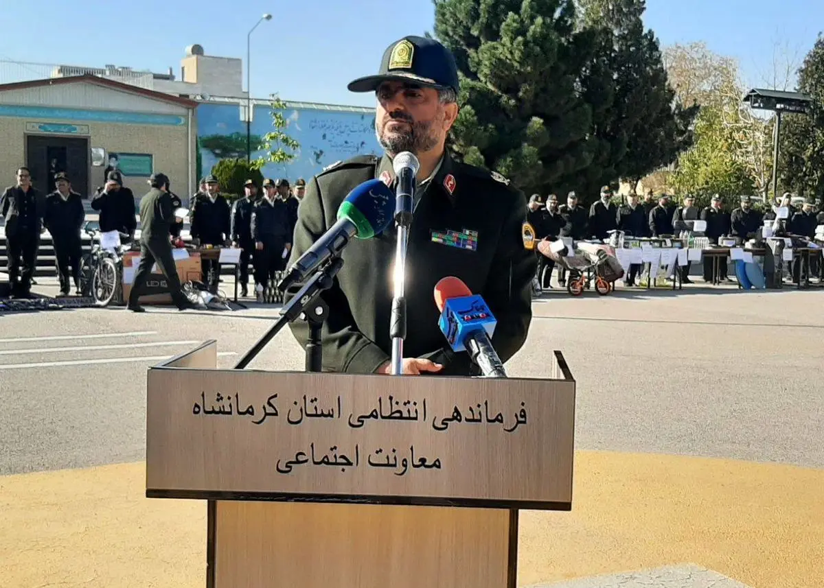 دستگیری ۱۵۴ سارق و ۵۵۴ معتاد متجاهر در طرح پیشگامان امنیت استان کرمانشاه