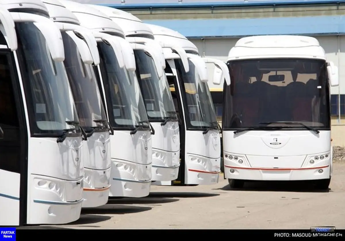 جدیدترین وضعیت تولید اتوبوس