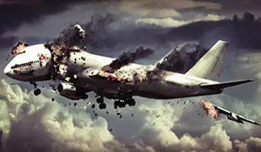 لحظات دلهره آور از سقوط هواپیما + فیلم