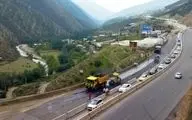 هشدار لغزندگی در جاده‌های مازندران