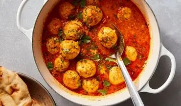 طرز تهیه کوفته مرغ با هواپز+ویدیو