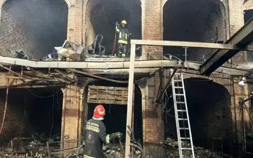 ۱۰۰مغازه در بازار جهانی تبریز آسیب دیدند