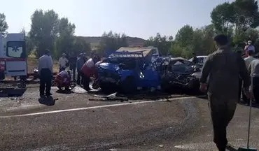 ۶ کشته و مصدوم در تصادف خونین  جاده رضی- اردبیل