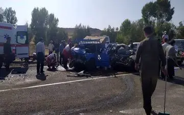 ۶ کشته و مصدوم در تصادف خونین  جاده رضی- اردبیل