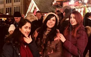 عکس بی حجاب فلور نظری در جشن سال نوی میلادی در آلمان! + عکس