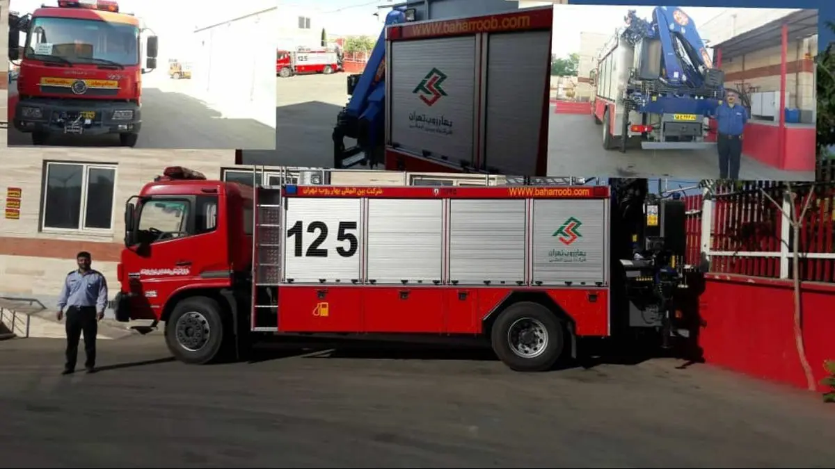 بکارگیری دو خودرو جدید آتشنشانی کرمانشاه