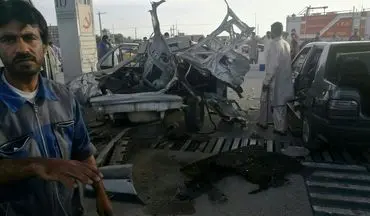 منفجر شدن پژو۴۰۵ در ایرانشهر