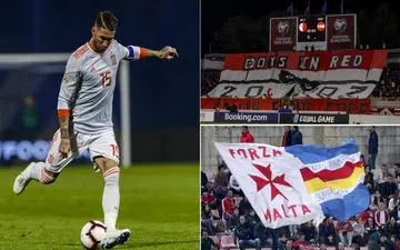  استقبال از راموس در مالت با سوت‌های کرکننده 