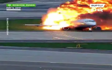 ویدیویی جدید از سقوط مرگبار هواپیمای روسی